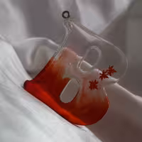 جاکلیدی رزینی دو  رنگ اکلیل دار  سایز بزرگ 