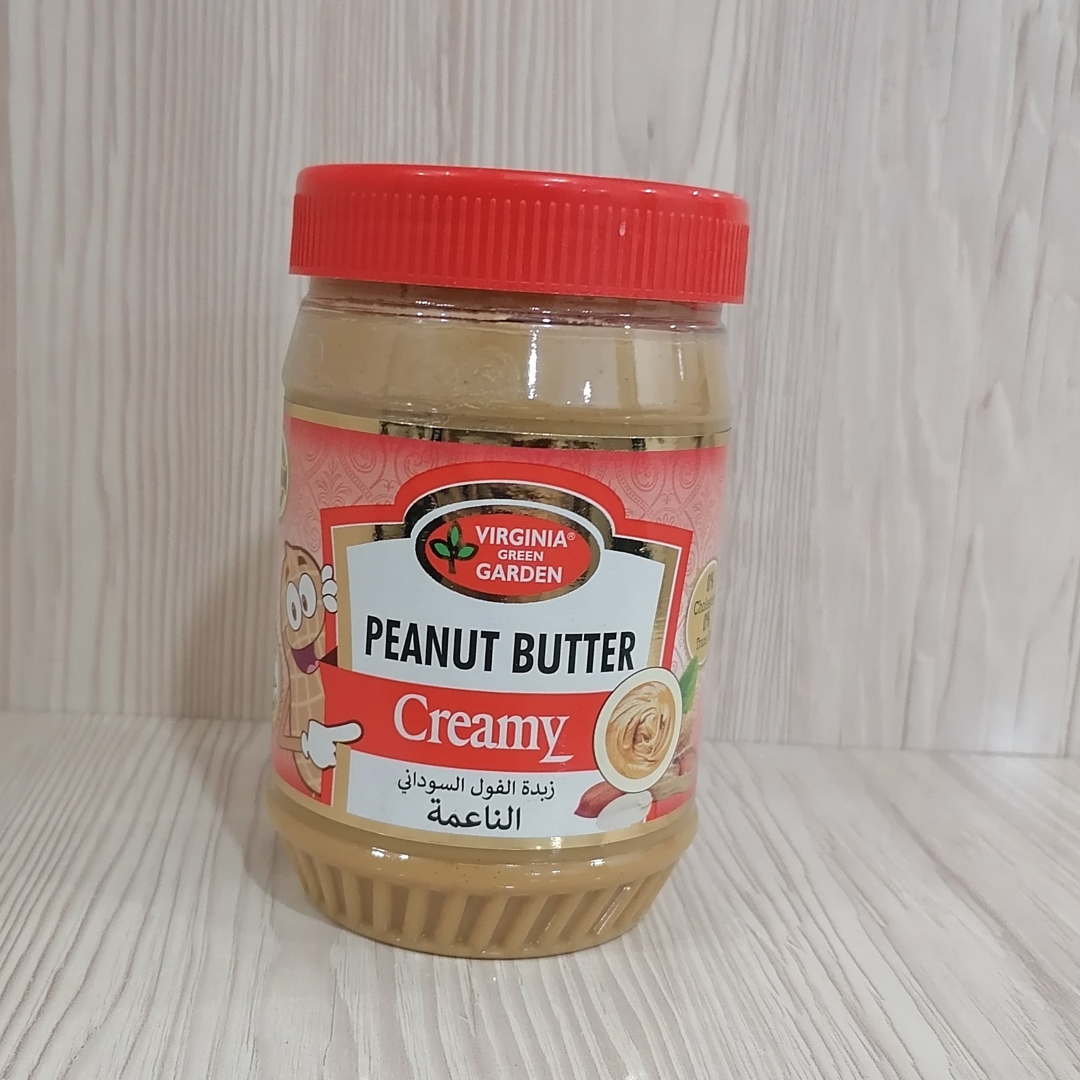 کره بادام زمینی virginia green garden(هندی اصل) 