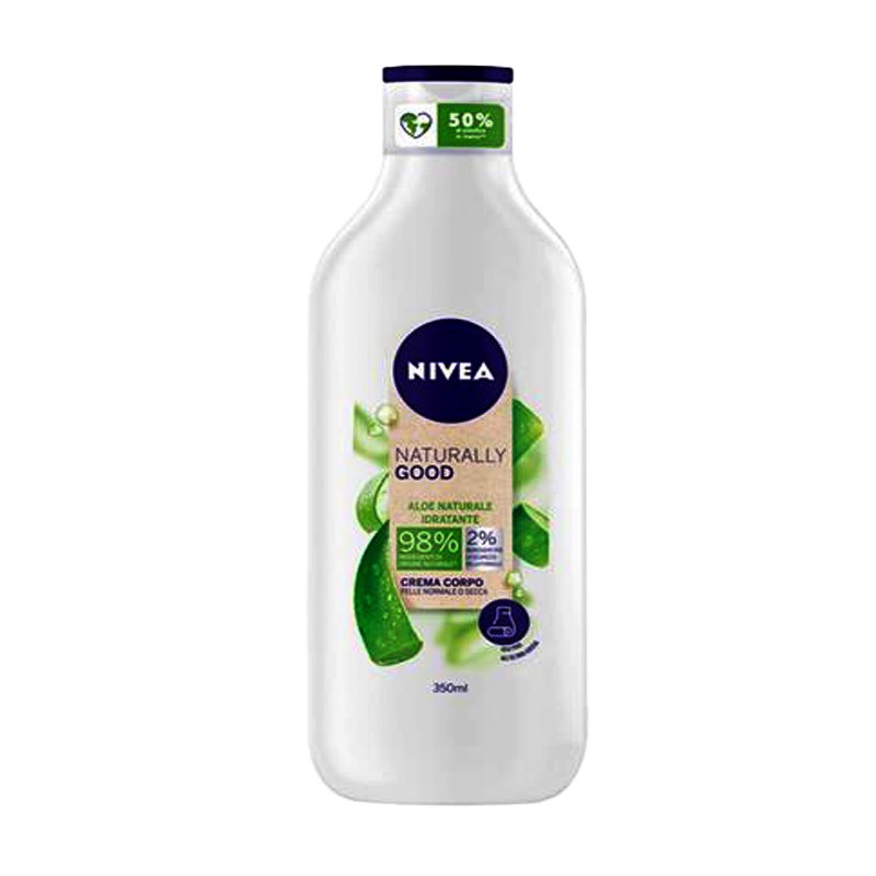 لوسیون بدن آلوئه ورا سری Naturally good مدل Aloe Vera نیوا 350 میل