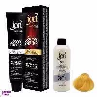 رنگ مو آیون (Ion) شماره 9.3 حجم 120 میلی‌لیتر رنگ بلوند طلایی روشن + اکسیدان نه درصدی حجم 180 میلی‌لیتر