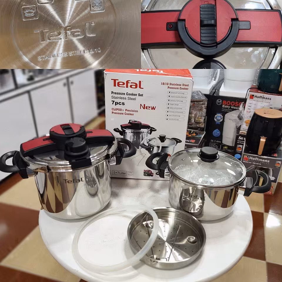 زودپز دوقلو رو گازی Tefal