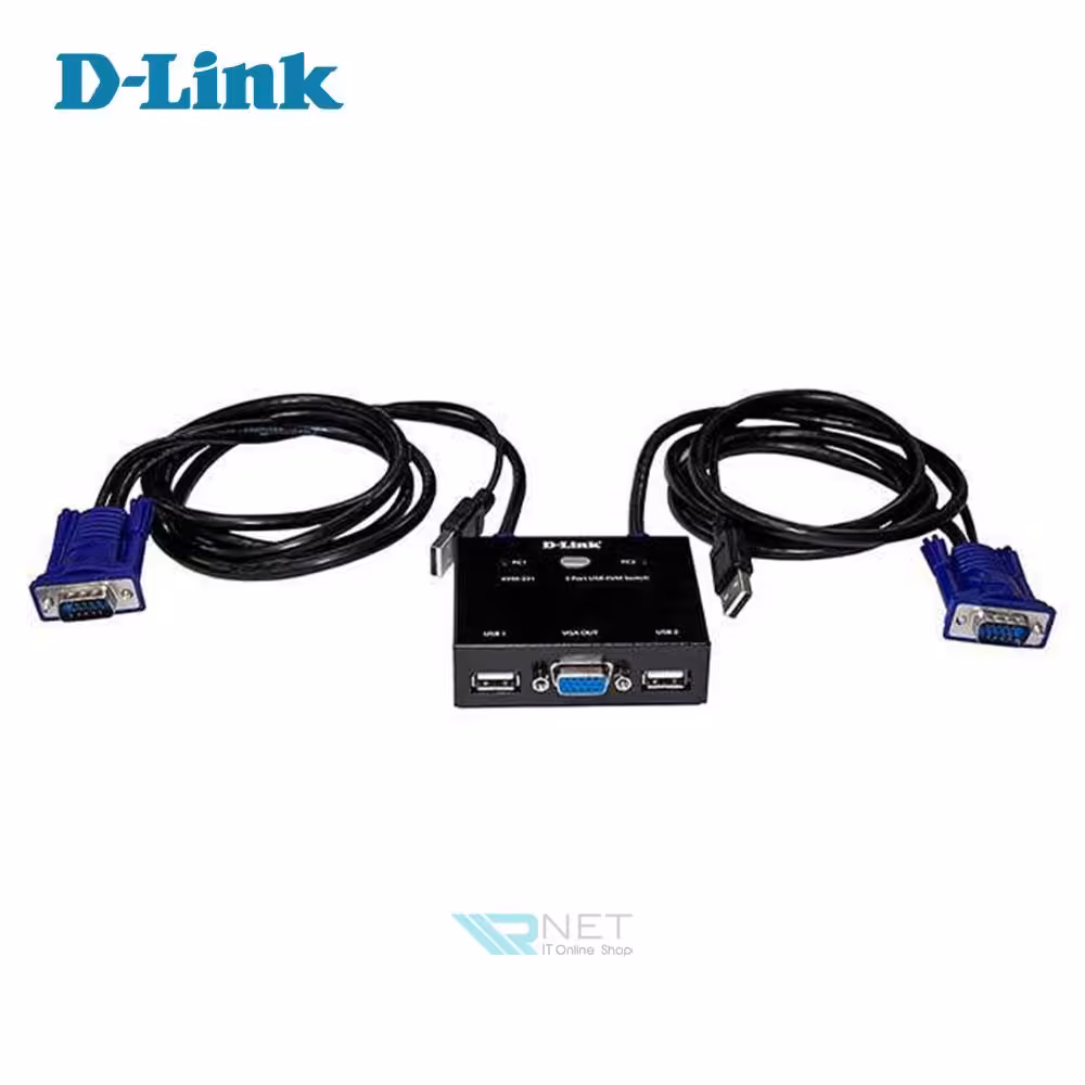 سوئیچ KVM دی لینک مدل D-Link DVM-222