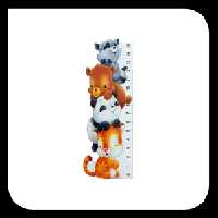 خط کش چوبی فانتزی طرح پاندا و دوستان