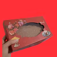 سوهان جوانه گندم بسته بندی شده در جمعه های مقوایی وزن 500گرمی