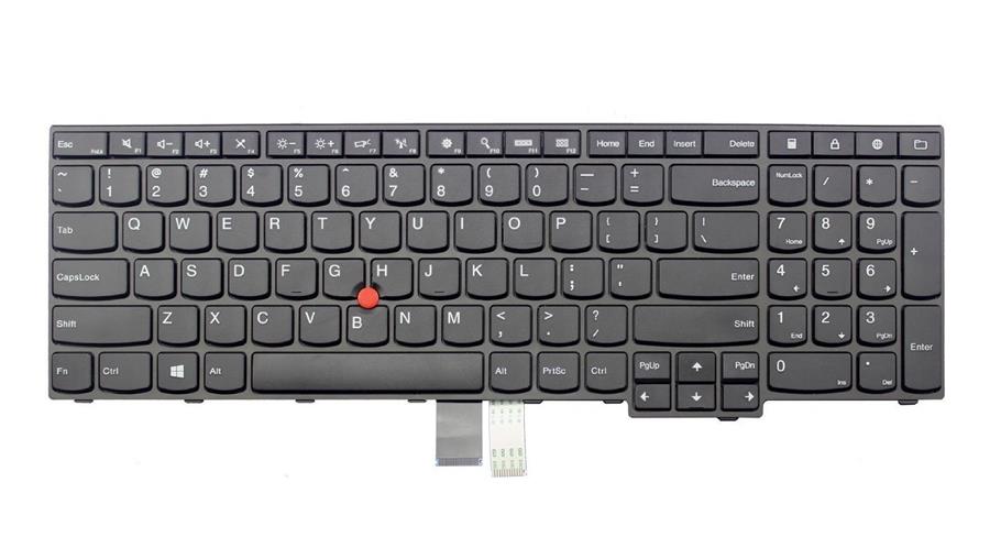 کیبورد لپ تاپ لنوو Thinkpad E560 E550 مشکی