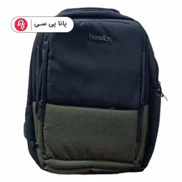کوله پشتی لپتاپ Benetton B080 – مشکی سبز