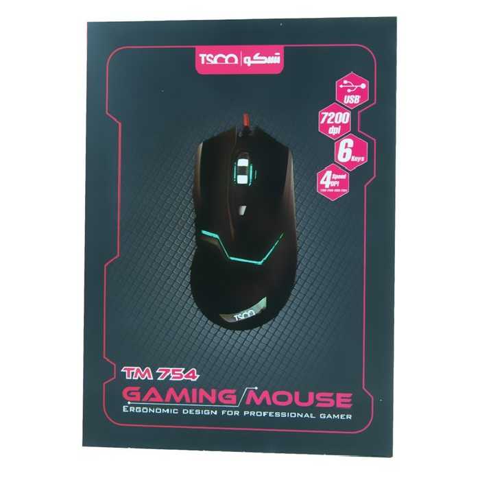 موس سیم دار گیمینگ تسکو مدل TM754