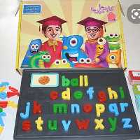 سرگرمی کمک آموزشی زبان انگلیسی کارت ها و حرف ها