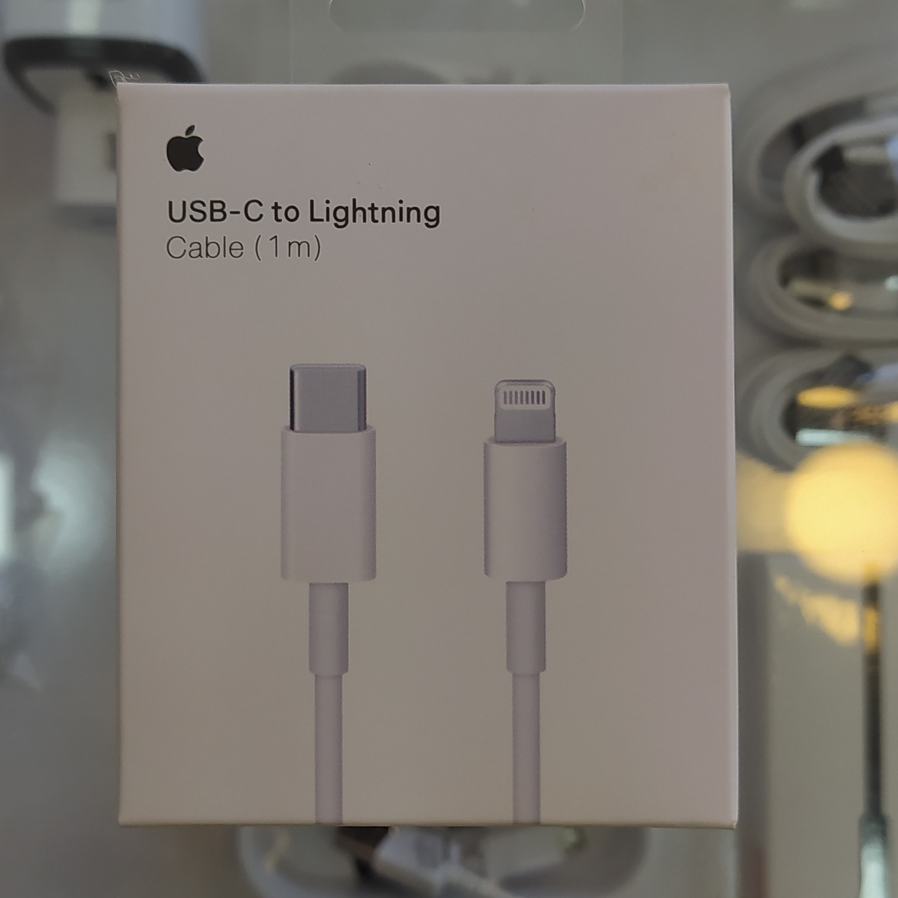 کابل تایپ سی به لایتنینگ (ایفون) اورجینال-رنگ سفید- 