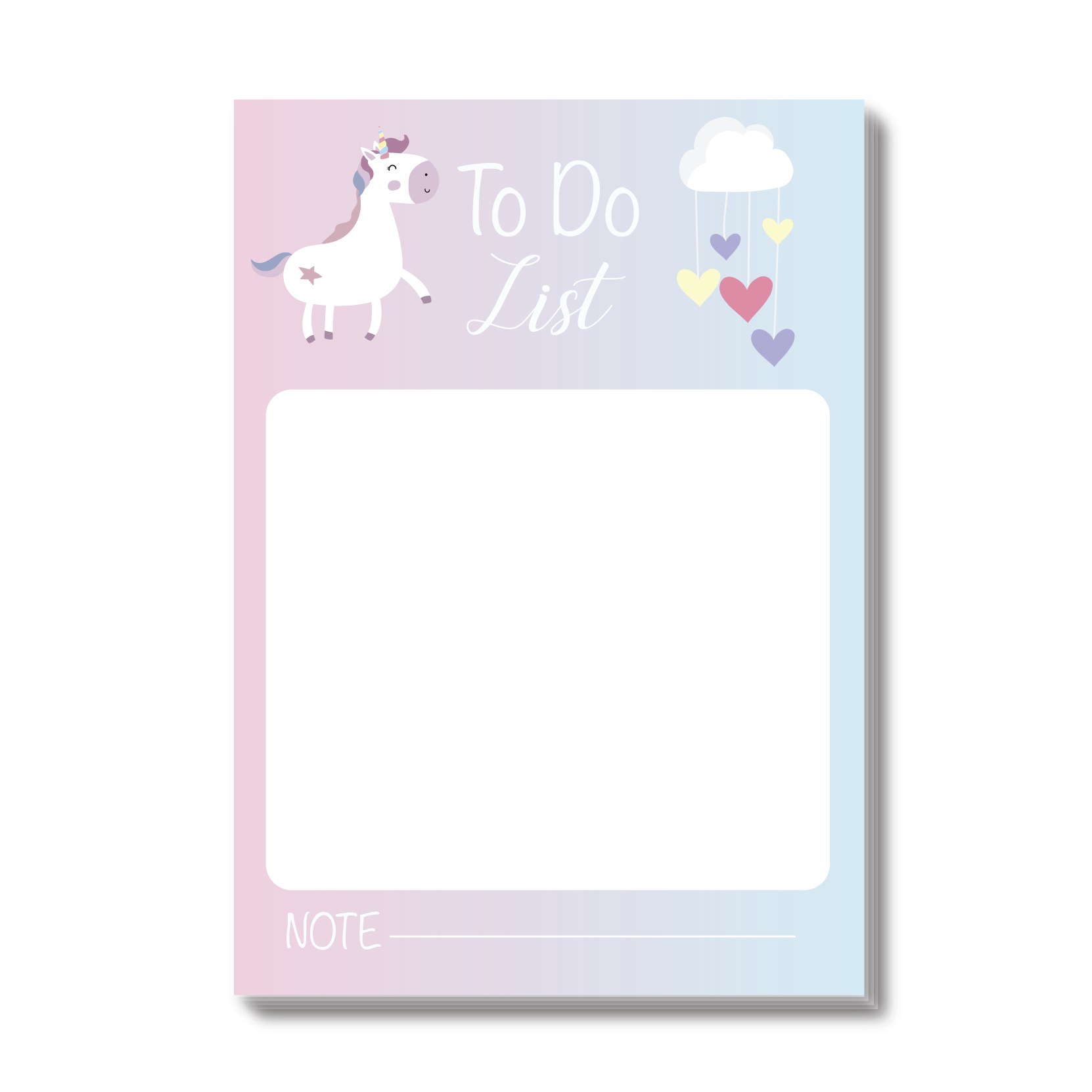 نوت پد برند ویکدی طرح اسب تک شاخ پونی کد 1 سایز  A6