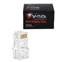 سوکت شبکه CAT6 UTP وی نت بسته 100 عددی
