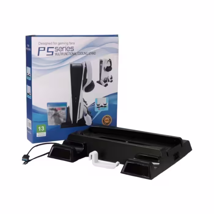 پایه خنک کننده لپ تاپ و شارژر همه کاره ps5 مدل YH-51