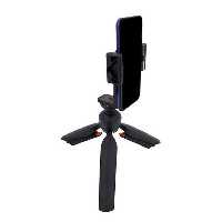 پایه مونوپاد سه پایه تاشو جمع شو مونوپاد گوشی دوربین رینگ لایت به همراه گیره نگهدارنده