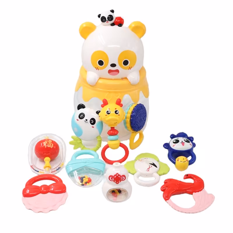 پک جغجغه 10 عددی نوزاد طرح دار Biai toys