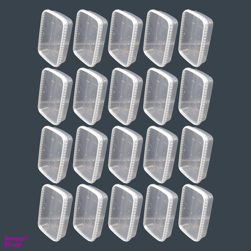 ظرف نگهدارنده مدل فریزری و مایکروویوی کد 0/7L بسته 20 عددی