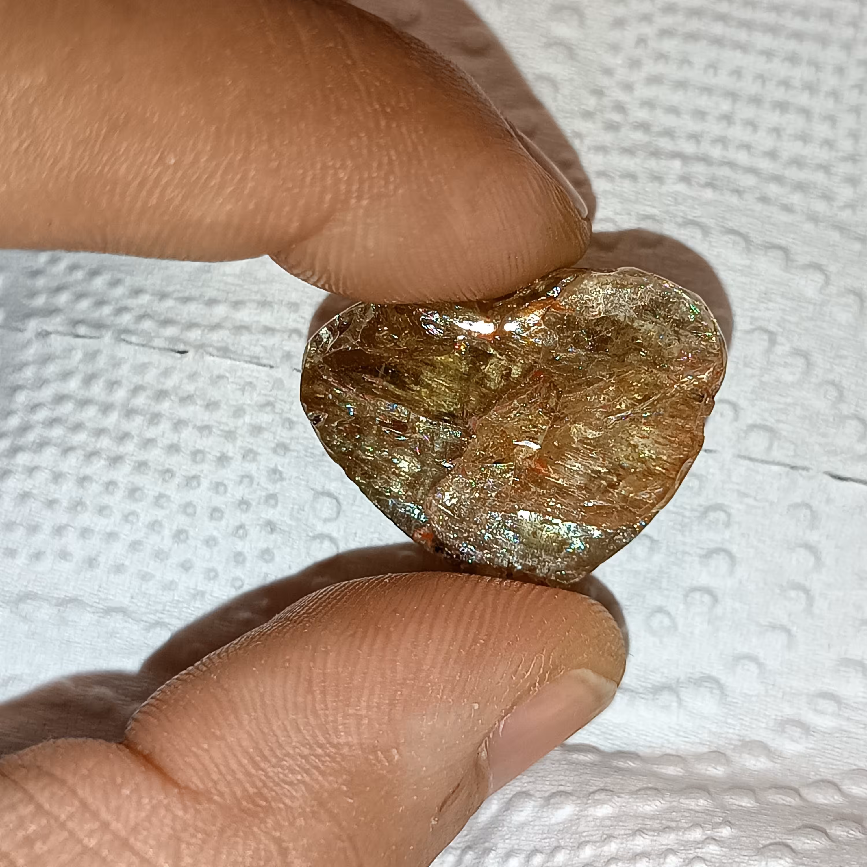 آپاتیت فسفری لیمویی معدنی قلبی