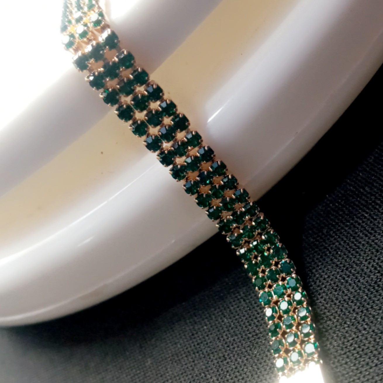 دستبند جواهری فول نگین 