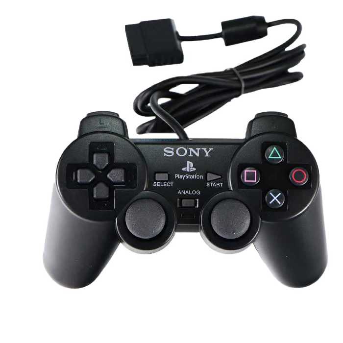 دسته بازی SONY پلی استیشن 2 سیم ابریشمی IC دار


