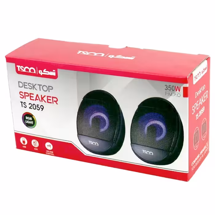 اسپیکر رومیزی دو تکه تسکو TSCO TS 2059 با گارانتی توسن سیستم