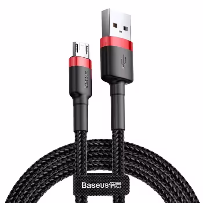 کابل میکرو یو اس بی بیسوس Baseus Cafule CAMKLF-BG1 طول 1 متر و توان 2.4 آمپر