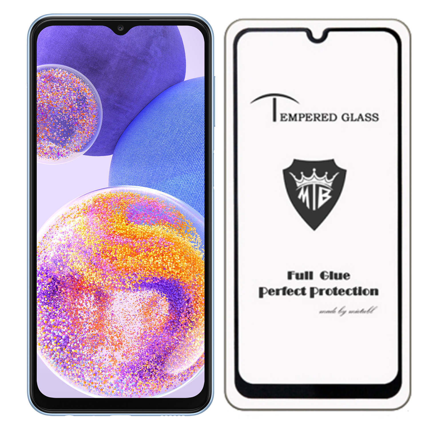 محافظ صفحه نمایش شیشه ای گوشی سامسونگ مدل A23