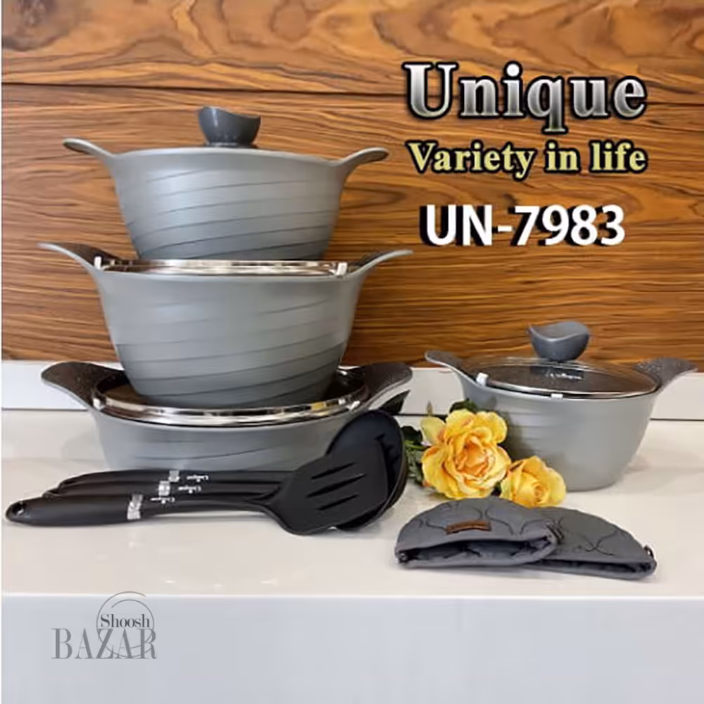 سرویس قابلمه 11 پارچه فیلی رز یونیک کد 7983