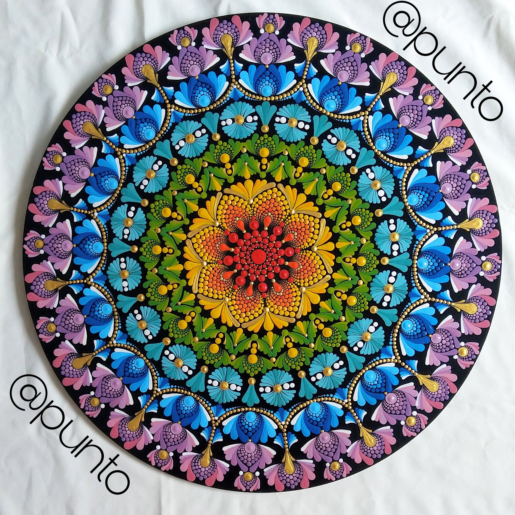 تابلو قطر 50cmرنگین کمان