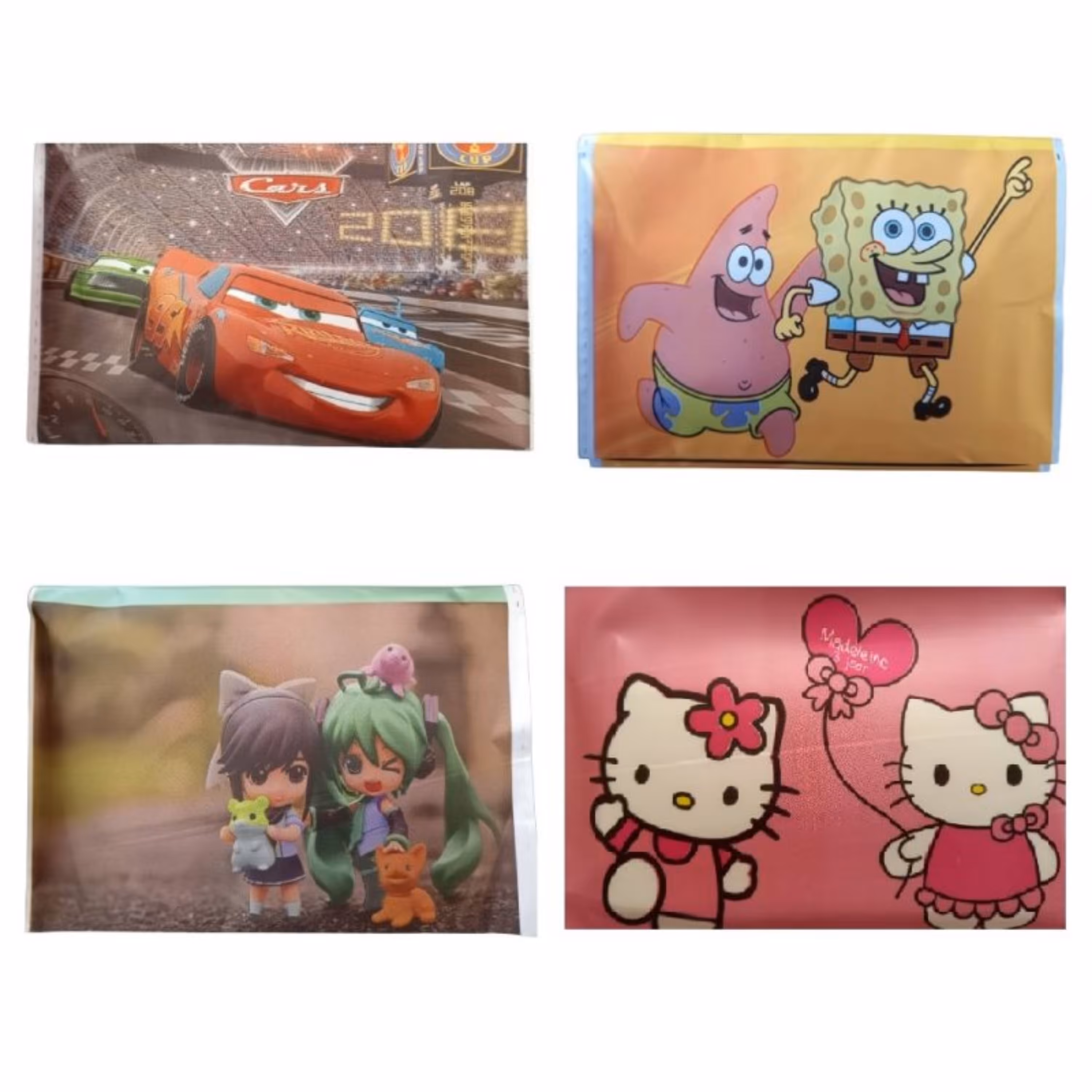 دستمال کاغذی جیبی مدل کارتونی بسته 4 عددی