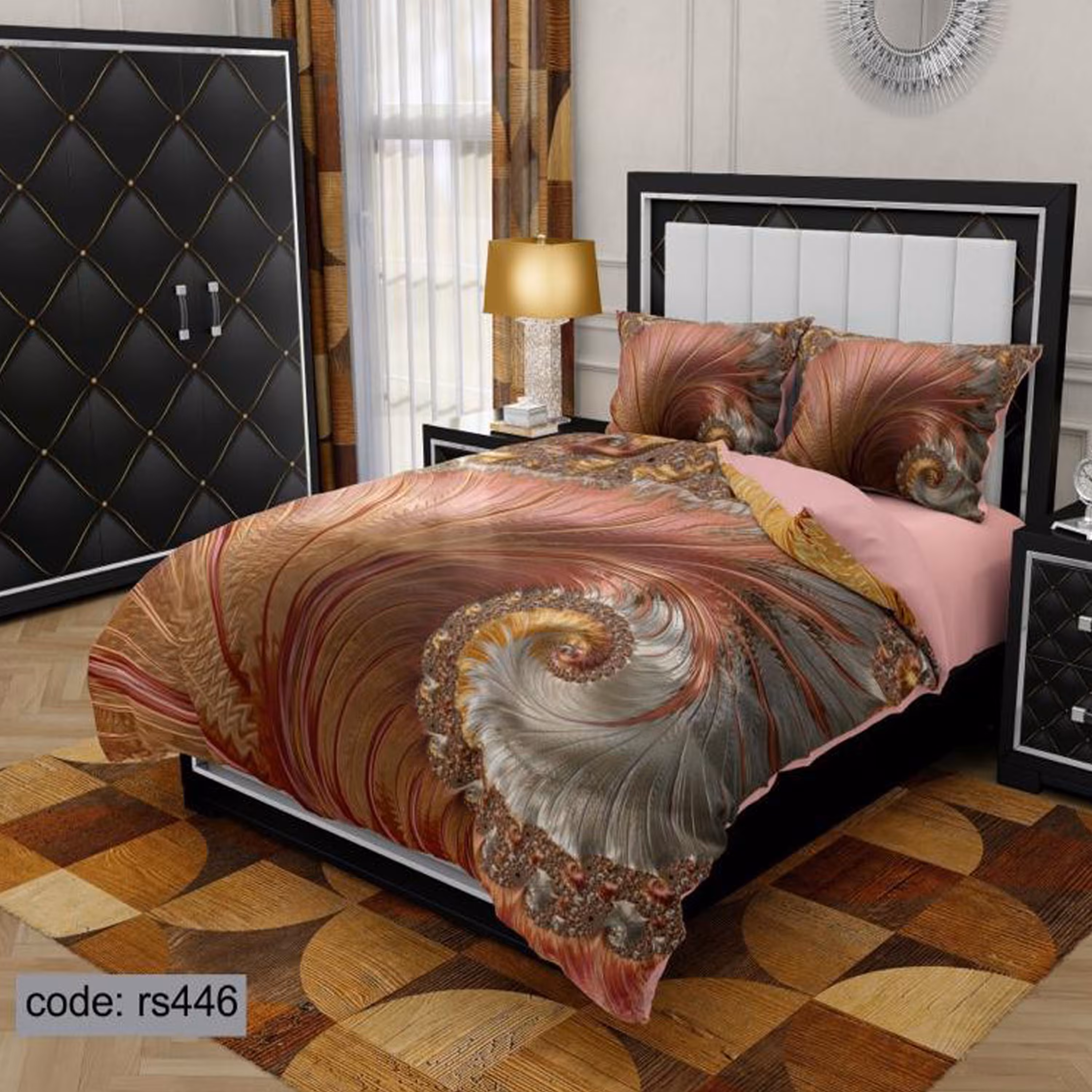 سرویس روتختی 1 نفره تنسل چاپی برندترک لند (Turk Land)  کد rs 446