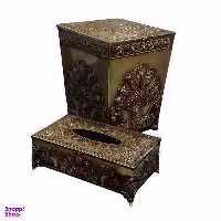 ست سطل و جای دستمال کاغذی مدل 420