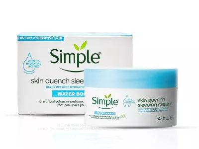 کرم سیمپل مرطوب کننده و آبرسان شب 50 میلی لیتر
