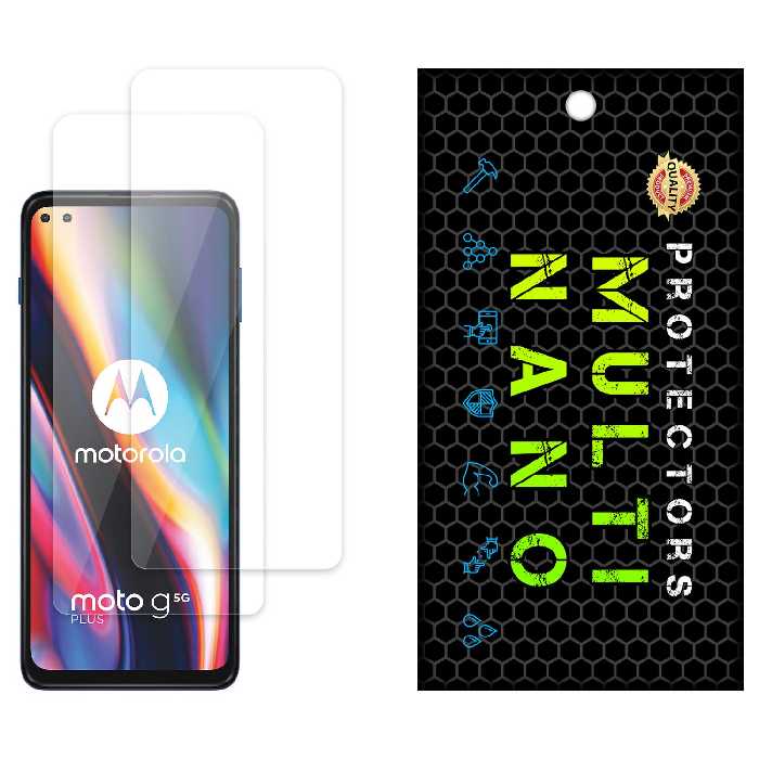 محافظ صفحه نمایش مولتی نانو مدل X-S2N مناسب برای گوشی موبایل موتورولا Moto G 5G Plus بسته دو عددی