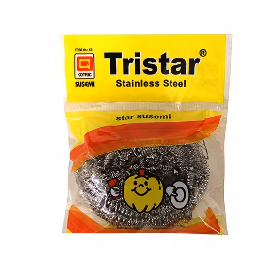 سیم ظرفشویی تریستار بسته 50 عددی قیمت  عمده مدل 150 اسکاج سیمی بزرگ ( 30 گرمی ) خانه سلام