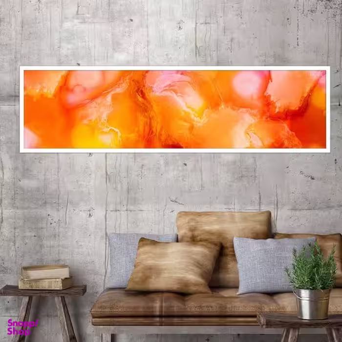 تابلو بکلیت طرح آبستره نقاشی آبرنگ مدل W-7369