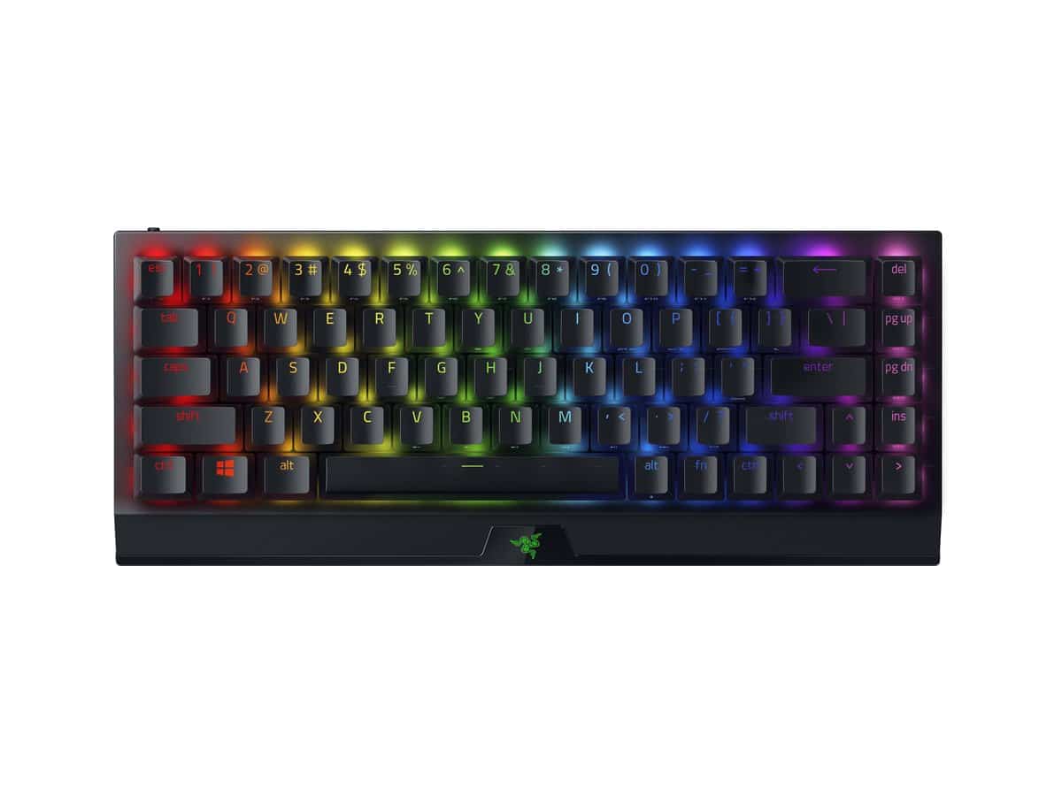 کیبورد بی سیم گیمینگ ریزر مدل Razer BlackWidow V3 Mini اپن باکس در حد نو