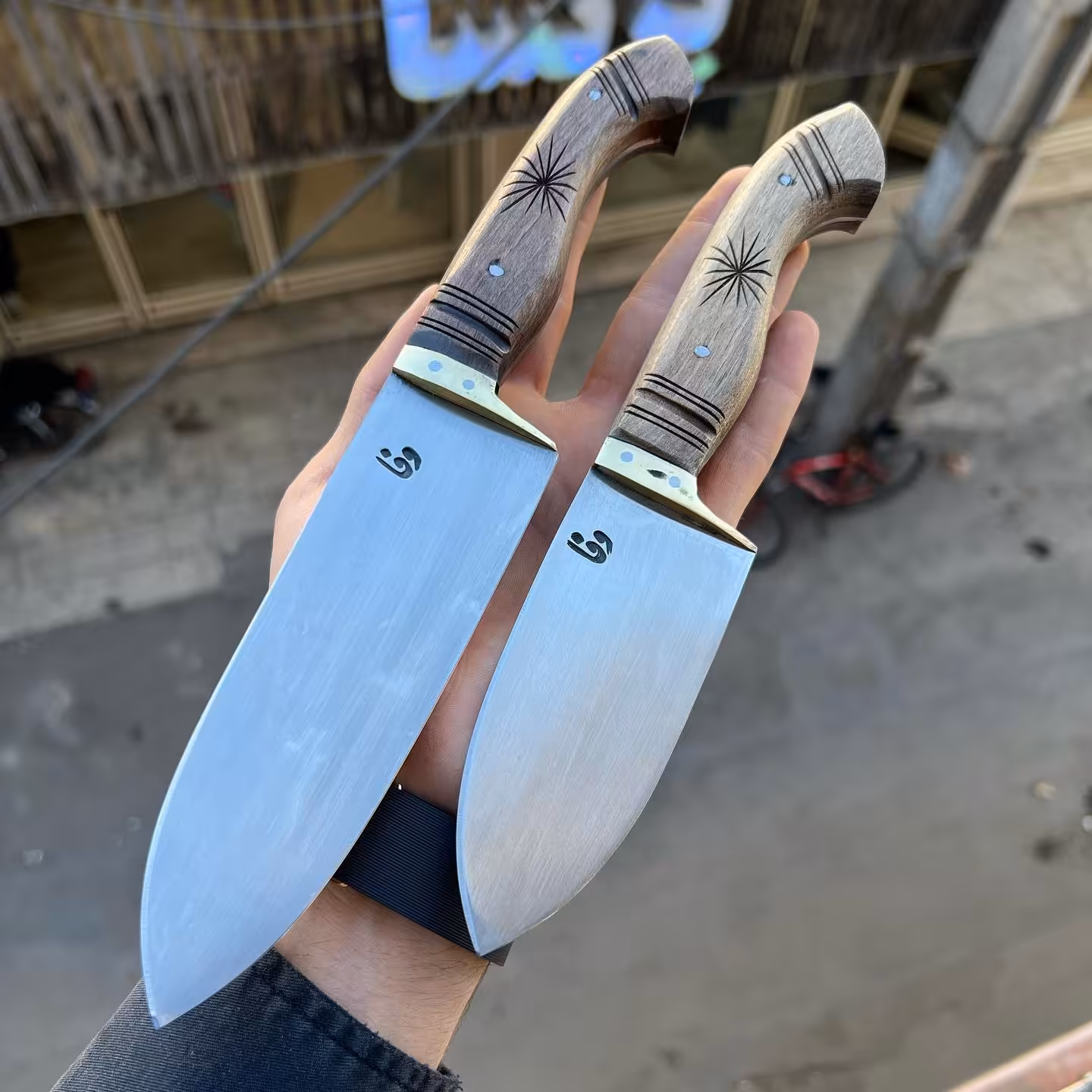 چاقوی سلاخی وفا زنجان همراه با غلاف 