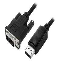 کابل مبدل DisplayPort به درگاه نر DVI یونیتک مدل Y-5118BA طول 18 متر