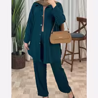 ست تونیک شلوار کراش آهید 