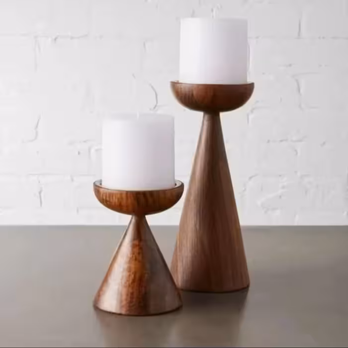 جا شمعی کدل کله قندی خوشگل و جذاب گالری تورک چوب 