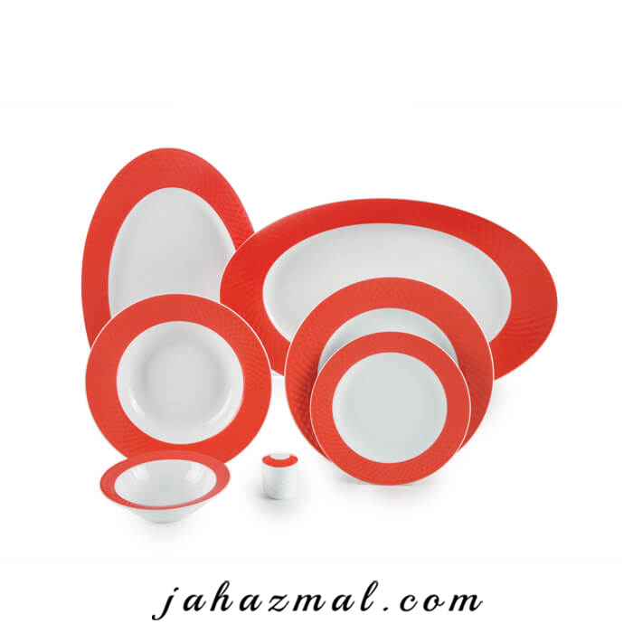 سرویس چینی زرین طرح گیلاس 28 پارچه