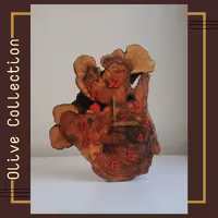 ساعت دیواری  چوب و رزین  ابعاد 30در37  کد ZL 4  