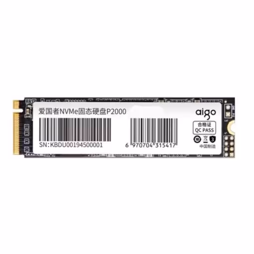 حافظه SSD اینترنال ایگو مدل P2000 Gen3x4 PCIe M.2 2280 ظرفیت 256 گیگابایت