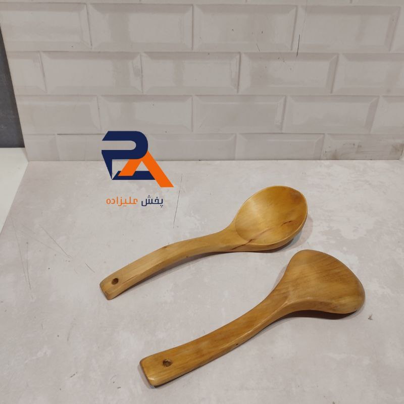ملاقه چوبی بزرگ خارجی دارای حلقه آویز 24سانتی باکیفیت