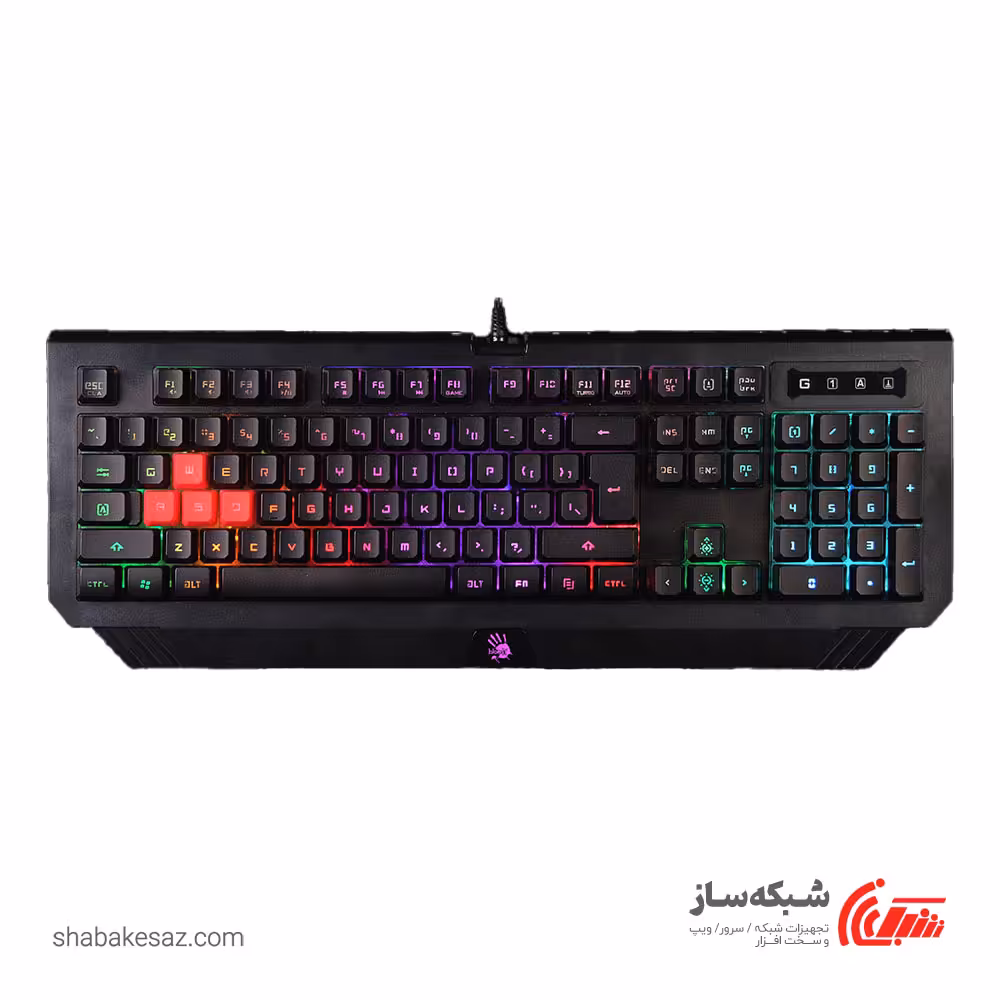 قیمت و خرید کیبورد باسیم ایفورتک A4tech Bloody B120N - شبکه ساز