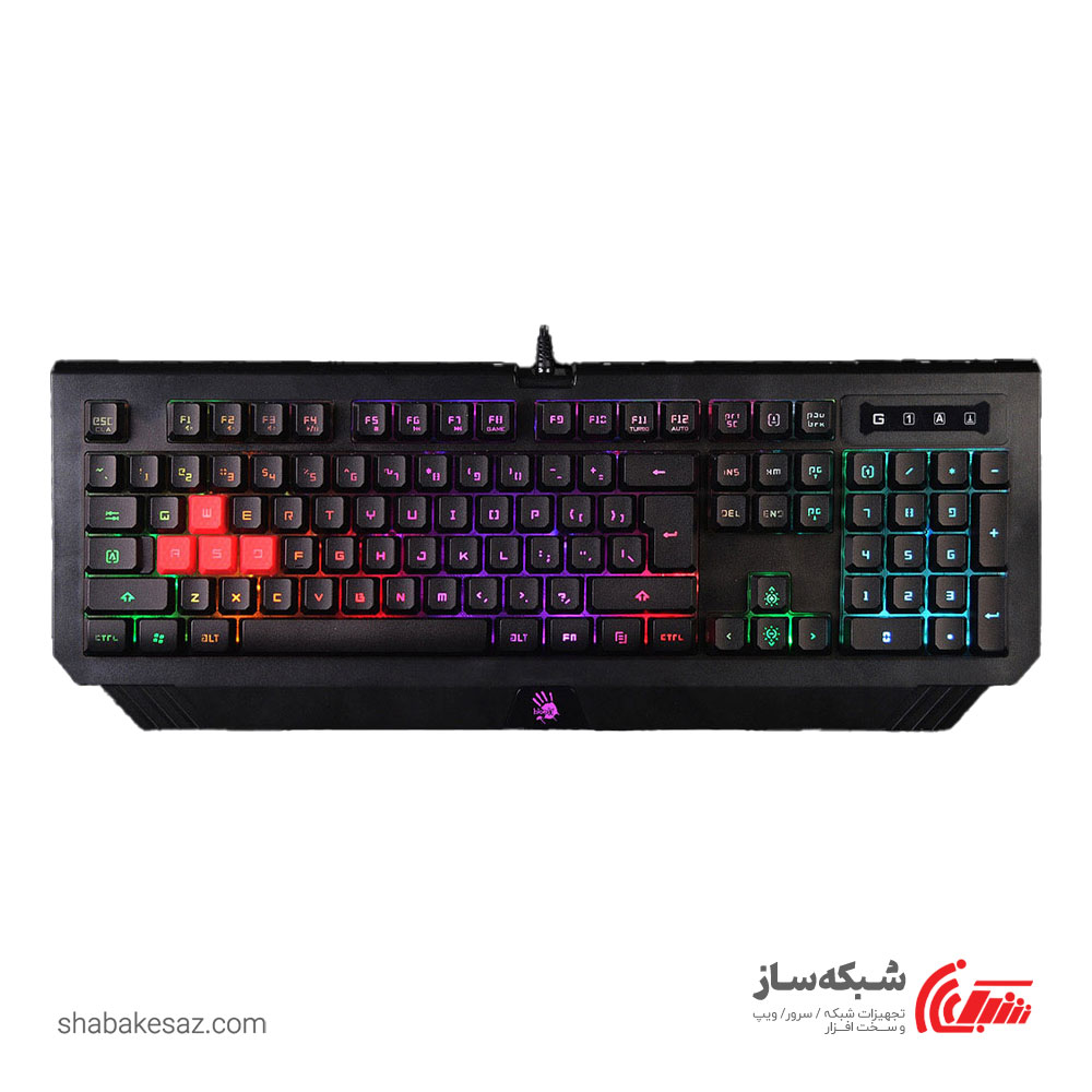 قیمت و خرید کیبورد باسیم ایفورتک A4tech Bloody B120N - شبکه ساز