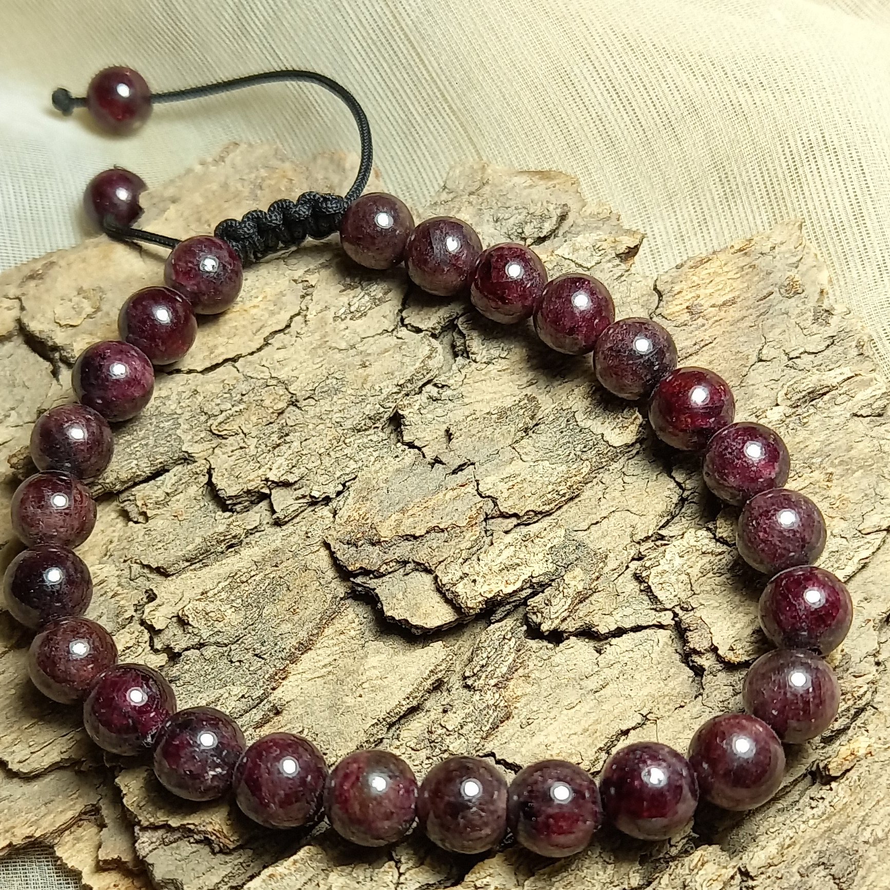 دستبند گارنت سرخ  