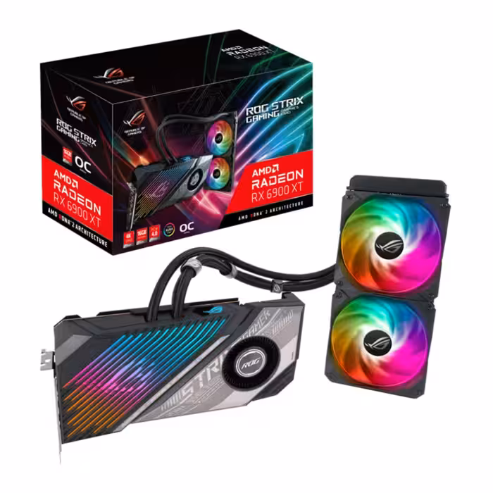 کارت گرافیک ایسوس ROG STRIX LC RX 6900 XT O16G GAMING