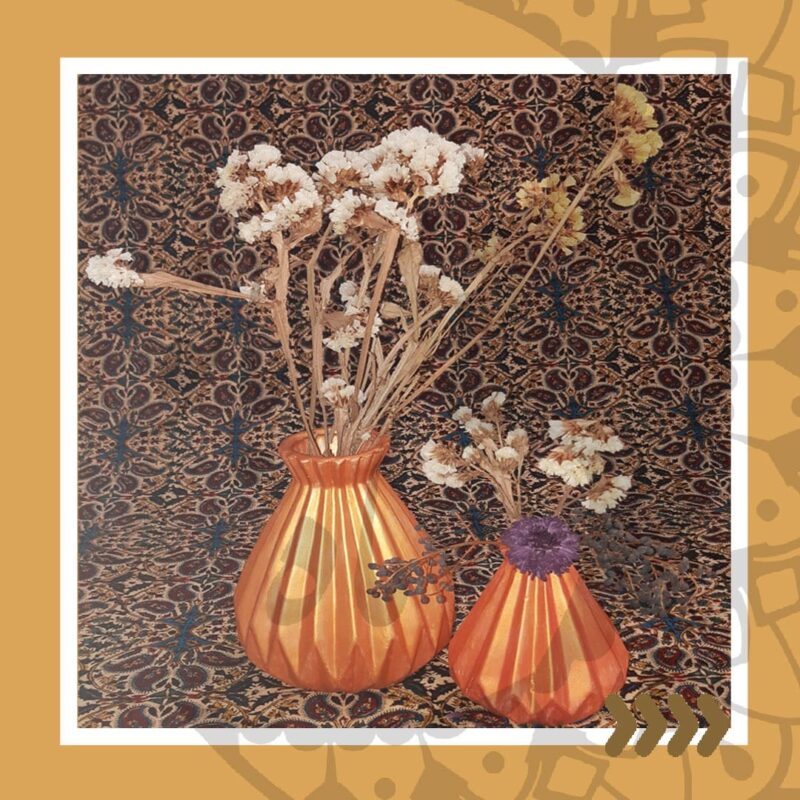 مجسمه پلی استر طرح گلدان