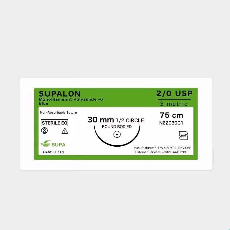 نخ جراحی نایلون 2-0 راند