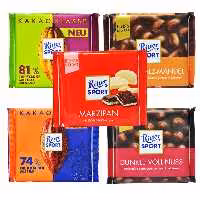 پک شکلات تلخ ( دارک ) پنج طعم ریتر اسپرت - ritter sport